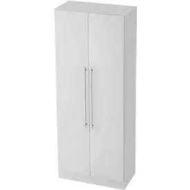 Hammerbacher Flügeltürenschrank Matrix Lichtgrau 800 x 420 x 2.004 mm