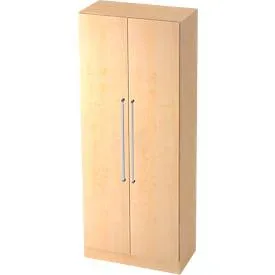 Aktenschrank Office Braun Holz 80 cm 42 cm 200.4 cm - Farbe: Ahorn Dekor - Material: Holzwerkstoff - Aktenschrank