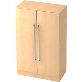 Aktenschrank Office Braun Holz 80 cm 42 cm 127 cm - Farbe: Ahorn Dekor - Material: Holzwerkstoff - Aktenschrank