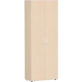 Aktenschrank ALICANTE, 6 Ordnerhöhen, 5 Böden, abschliessbar, B 800 x T 400 x H 2160 mm, Ahorn