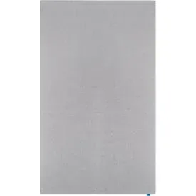 Akustik-Pinboard Wall Up, Absorptionsklasse B, Stärke 20 mm, Textil & Recycling-PET, grau, B 1195 x H 2000 mm