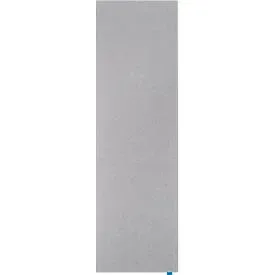 Akustik-Pinboard Wall Up, Absorptionsklasse B, Stärke 20 mm, Textil & Recycling-PET, grau, B 595 x H 2000 mm