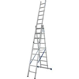 Alu-Vielzweckleiter 3 x 9 Sprossen