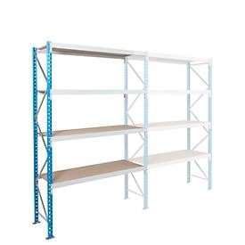 Anbaufeld, Weitspannregal Epsivol, 4 Ebenen, B 2250 x T 1200 x H 2500 mm