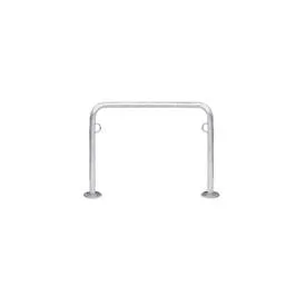 Anlehnbügel WSM, 2-seitig, für Reifen bis B 55 mm, B 1000 x T 48 x H 800 mm, Stahl verzinkt, zum Aufdübeln