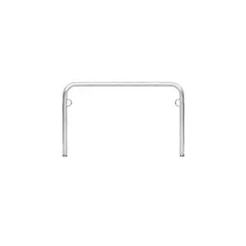 Anlehnbügel WSM, 2-seitig, für Reifen bis B 55 mm, B 1250 x T 48 x H 800 mm, Stahl verzinkt, zum Einbetonieren