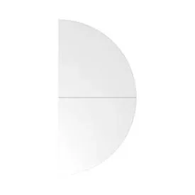 Ansatztisch-Set ULM, mit Stützfuss, B 1600 x T 800 x H 650-850 mm, weiss