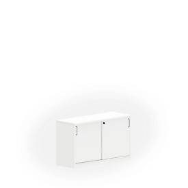 Anstellschiebetürenschrank NEVADA, B 1200 x H 740 mm, weiss