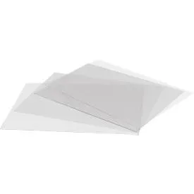 Antireflex-Schutzfolie für wetterfeste Klapprahmen mit Oberprofil 25 mm, DIN A3, B 330 x H 453 mm, Stärke 0,4 mm, PET, transparent