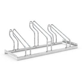wsm® Bügelparker, 1-seitig, 3 Stellplätze, verzinkt