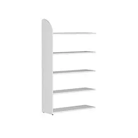 Kerkmann Regalfeld Regalsystem Dante 5 Böden Weiß 1.000 x 325 x 1.900 mm
