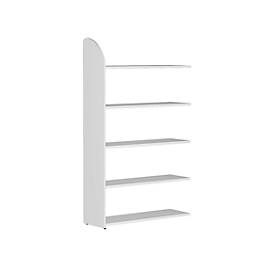 Kerkmann Regalfeld Regalsystem Dante 5 Böden Weiß 1.000 x 325 x 1.900 mm
