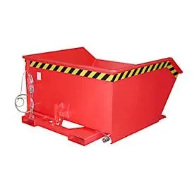 Bauer® Spänebehälter GU-E 750, lackiert, Feuerrot