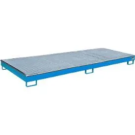 Bauer® Regal-Auffangwanne aus Stahl mit PE-Einsatz RW-GR 3300-1 PE, lackiert, Lichtblau
