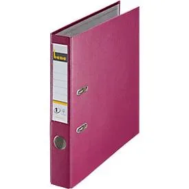 Bene No.1 Power Ordner A4 50 mm Brombeer 2 Ringe 291600 PP (Polypropylen) Hochformat