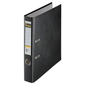 Bene No.1 Power Ordner A4 50 mm Schwarz 2 Ringe 291600 PP (Polypropylen) Glatt Hochformat