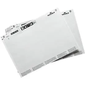 Beschriftungsbogen LABEL REFILL, perforiert, bedruckbar, B 200 x H 30 mm, 80 Schilder