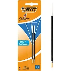 BIC Kugelschreibermine 4 Colours 0,4 mm Blau 2 Stück