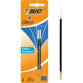 BIC Kugelschreibermine 4 Colours 0,4 mm Blau 2 Stück