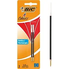 BIC Kugelschreibermine Rot 0,4 mm 2 Stück