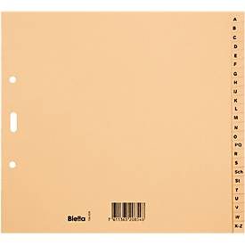 Biella Papier-Register, teildeckend, 25 Stück,