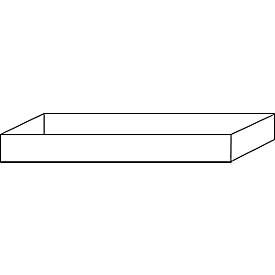 Bodenauffangwanne Abz für asecos Sicherheitsschränke der Q30, Q90 und S90 Serie, Polypropylen, grau, B 1049 x T 505 x H 116 mm, 33 l