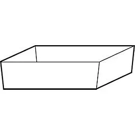 Bodenauffangwanne Stawa-R für asecos Sicherheitsschränke der Q30, Q90, S90 und K90 Serie, Stahlblech, lichtgrau, B 442 x T 507 x H 127 mm, 22 l