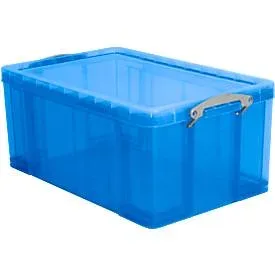 Really Useful Box Aufbewahrungsbox ST1X4C3X9C 3 x 9 l + 1 x 4 L Transparent Kunststoff 30 x 40 x 73 cm