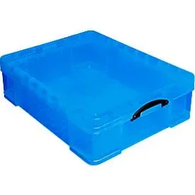 Box, Kunststoff, transparent blau, 70 l