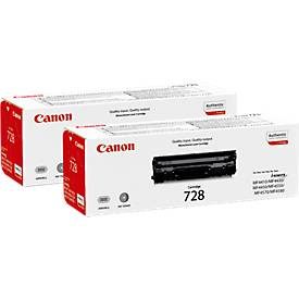 Canon Toner Cartridge 728 schwarz, Doppelpack, original