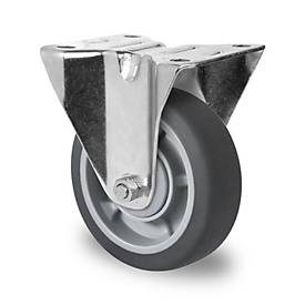 Bockrolle TPE, spurlos, ØxB 100 x 35 mm, TK 135 kg