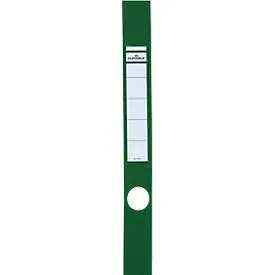 DURABLE ORDOFIX Selbstklebende Ordneretiketten 60 x 390 mm Grün 10 Stück