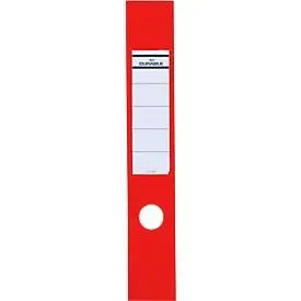 DURABLE ORDOFIX Selbstklebende Ordneretiketten 60 x 390 mm Rot 10 Stück