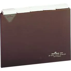 DURABLE Leitregister, DIN A5, Buchstaben A-Z, PVC, Tabbreite 40 mm