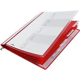 Durable Personalhefter 255403 255403 Anzahl Unterteilungen:5 Rot 1 St.