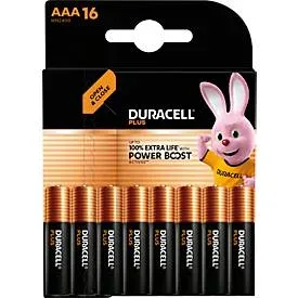 Duracell Plus Power Boost MN2400 Micro (AAA)-Batterie 1.5 V 16 St.