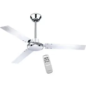 Deckenventilator Verona, 65 W,  3 Geschwindigkeiten, mit Fernbedienung, chrom