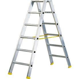 Doppelstufen-Stehleiter MEHRSI®, 6 Stufen, 9 kg