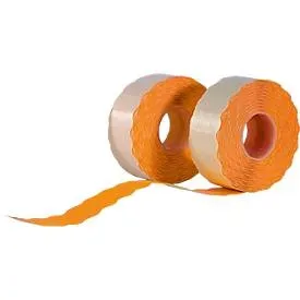 SATO Etikettenrolle Orange 26 x12 mm 1-zeilig Leuchtorange 2,6 x 1,2 cm 1500 Stück