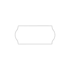 Etiketten mit Wellenrand, 22 x 12 mm, 10 Rollen, weiss (ablösbar)