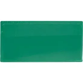 Etikettentasche Label PLUS, magnetisch, 50x110, grün