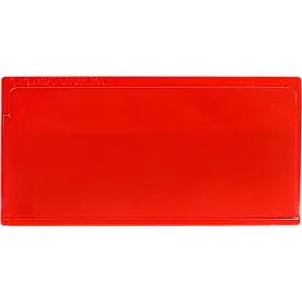 Etikettentasche Label PLUS, magnetisch, 80x160, rot