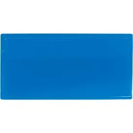 Etikettentasche Label PLUS, selbstklebend, 50x110, blau