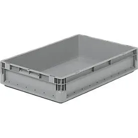 Euro Box Leichtbehälter ELB 6120, aus PP, Inhalt 23,3 L, ohne Deckel, grau