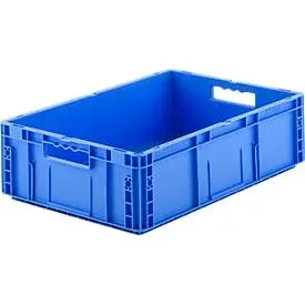 Euro Box Serie MF 6170, aus PP, Inhalt 30,8 L, Durchfassgriff, blau