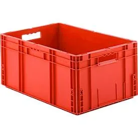 Euro Box Serie MF 6270, aus PP, Inhalt 52 L, Durchfassgriff, rot