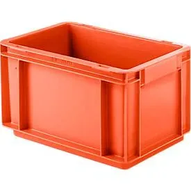 Euro Box Serie EF 3170, aus PP, Inhalt 6,5 L, geschlossene Wände, Unterfassgriff, rot
