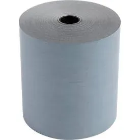 Thermorolle Safe Contact, 1-lagig, 52 g/m², B 80 mm x L 76 m, 80 mm Ø, 10 Rollen, blaugrau