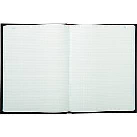 Exacompta Geschäftsbuch 412E kariert Schwarz Anzahl der Blätter: 100 DIN A4