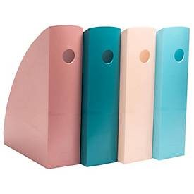 Exacompta - Set mit 4 Mag Cube, Stehsammler, Skandi, A4, Multicolor